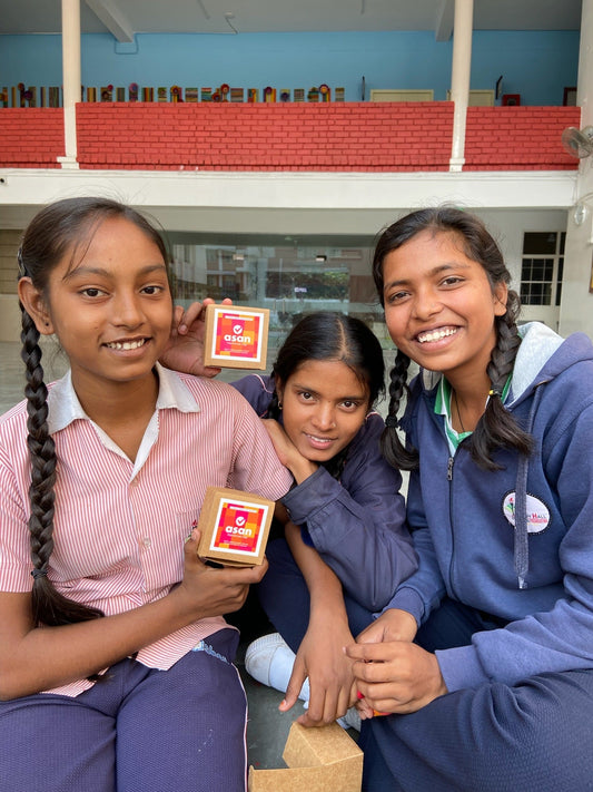 Asan donates 750 menstrual cups to adolescent girls in Lucknow and Sitapur - Asan UK