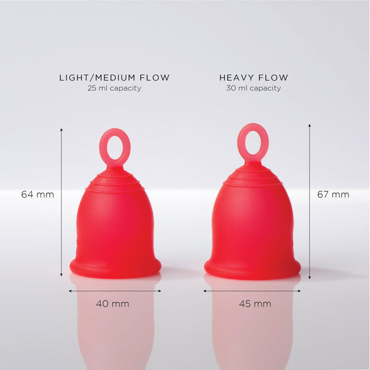 Menstrual cup size chart: Find your size! - Asan UK