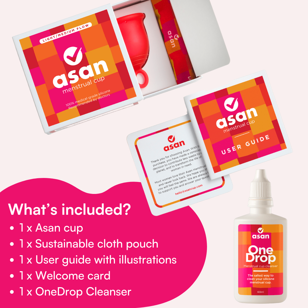 Combo Pack: Asan Cup + Cleanser @20% off - Asan UK