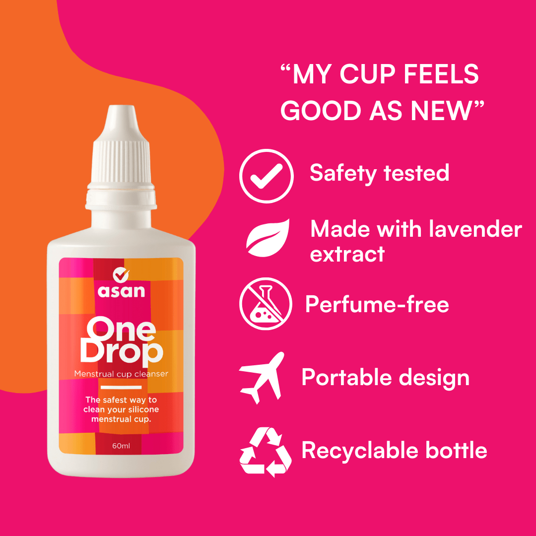 OneDrop Menstrual Cup Cleanser - Asan UK